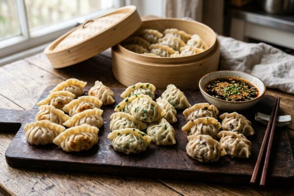 Authentic Dumpling Recipe (Jiaozi with 3 Filling Options)