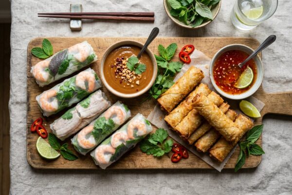 Spring Roll Recipe (Fresh + Fried)