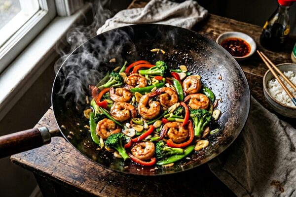 Shrimp Stir Fry Recipe (10 Minutes)
