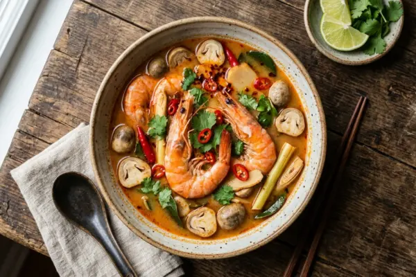 Authentic Tom Yum Soup Recipe (Thai Hot and Sour)