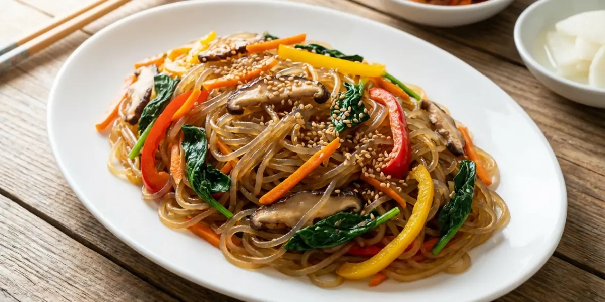 Japchae Recipe (Korean Glass Noodle Stir Fry)