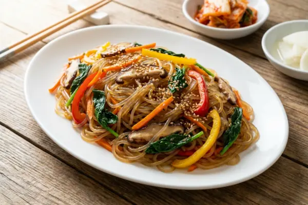 Japchae Recipe (Korean Glass Noodle Stir Fry)