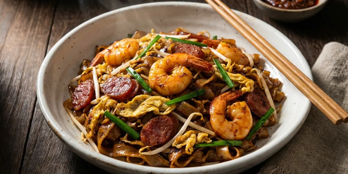 Char Kway Teow Recipe (Stir-Fried Flat Noodles)