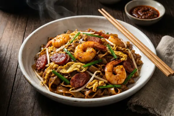 Char Kway Teow Recipe (Stir-Fried Flat Noodles)