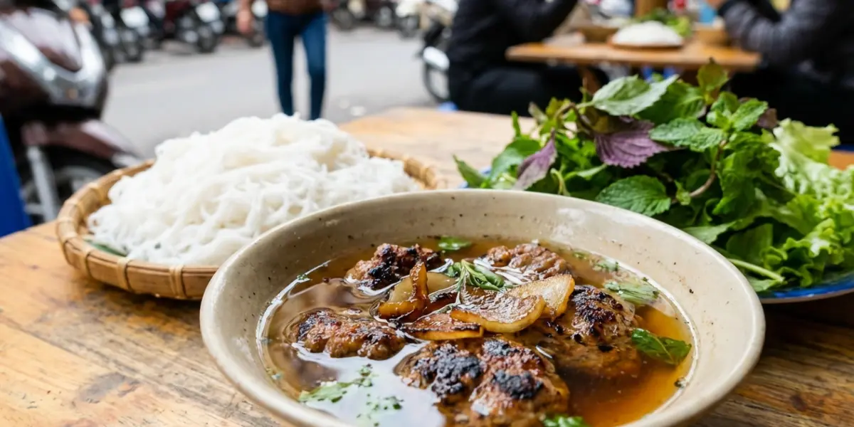 Bun Cha Recipe (Hanoi Grilled Pork with Noodles)